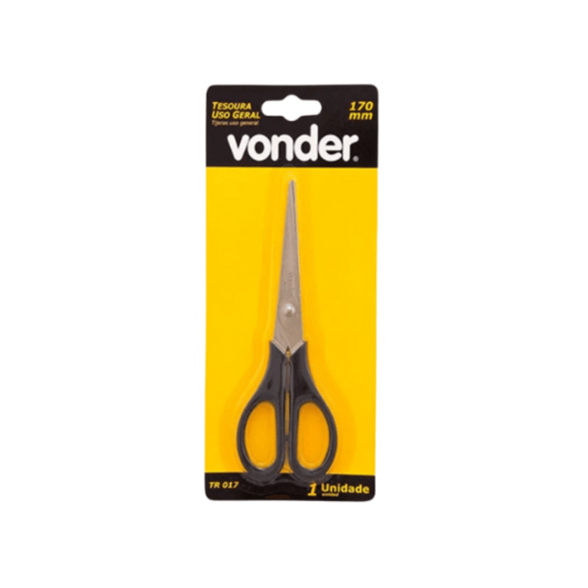 Tesoura para Uso Geral Reta TR017 Vonder